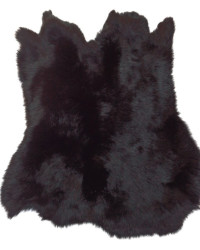 Kaninchenfell farbig