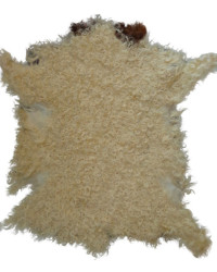 Kalgan Lamm (gelockt), Beige gefärbt