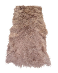 Tibet-Lamm Tafel beige gefärbt