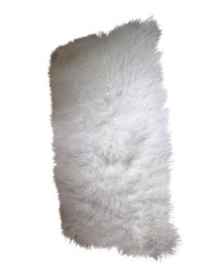 Tibet-Lamm Tafel weiss natur